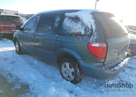 2007 Dodge Caravan Sxt from USA, damaged, VIN 1D4GP45R47B175961